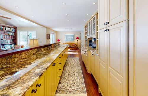 North Bridgton House | Inviting lakefront home with firepit, hot tub, skiing, golf nearby, & W/D
