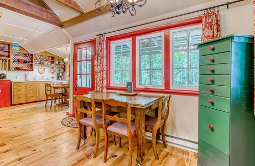 Welches Cabin | Inviting Waterfront Cabin with Covered Porch & Cozy Interior - Dogs OK