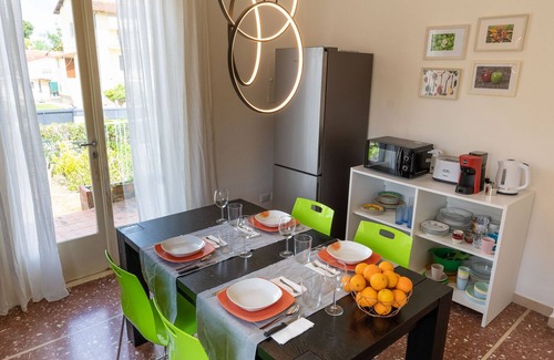 Tirrenia Apartment | Tirrenia 250m from the Beach House with Terrace and Garden