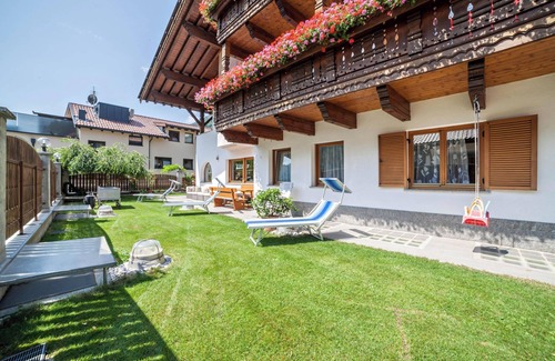 San Martino in Passiria Apartment | Holiday Apartment ‘Sonnenparadies 1’ with Mountain View, Wi-Fi & Garden