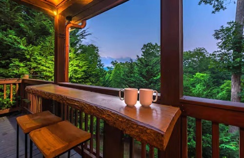 Morganton Cabin | Jacuzzi-Firepit-Game Room-Pet Friendly-Fenced Yard