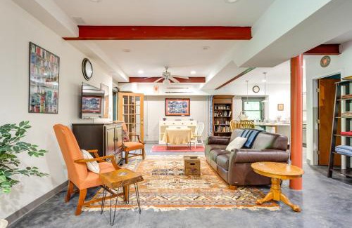 Jasper Apartment | Jasper Apartment with Patio and Creek Access