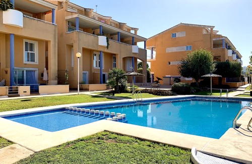 Javea Apartment | Javea, Cala Blanca,nBeautifully furnished, modern ground floor aptm by the pool.