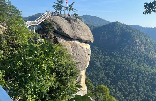 Lake Lure Condo | JayBird's Nest at Rumbling Bald in Lake Lure w/pools, sauna, lake, spa, golf
