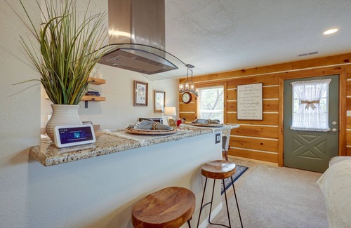 Jemez Springs Cabin | Jemez Springs Cabin w/Deck + Mountain Views!