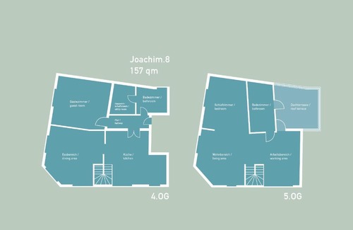 Mitte Apartment | Joachim 8 Maisonette Apartment by Suite030
