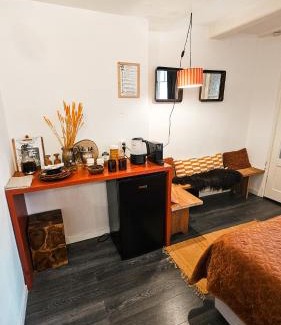 Amsterdam City Centre Bed & Breakfast | JoyJoyJoy the Red Sun ecolicious studio in the historic Canalhouse Tropics at the Canals from 1729