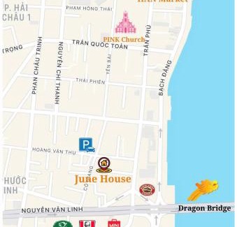 Hai Chau House | June House - Walk to Dragon Bridge