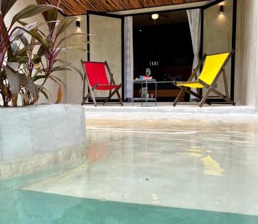 Tulum Apartment | Jungle Gem with Swim-Up Pool & Easy Paved Access