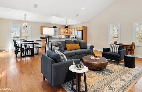 Sawyer House | Juniper Presents: Luxurious Vacay Home on 2.5 Acres w/Pond, Hot Tub + Firepit