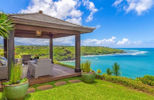 Kalihiwai House | Kaohe Sunset View TVNCU #1536. COME & PLAY WITH A LOW RATE 5-NT STAY, AUG 12-17!