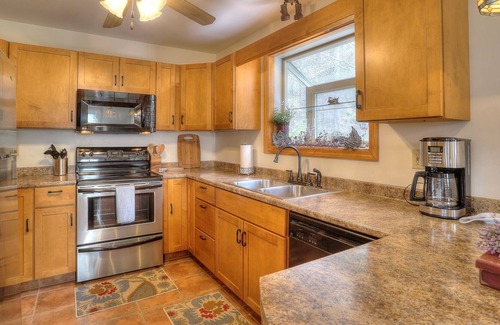 Rangeley House | Kelley - Gorgeous home tucked into the woods, just off the road, near Beaver Mountain Lake