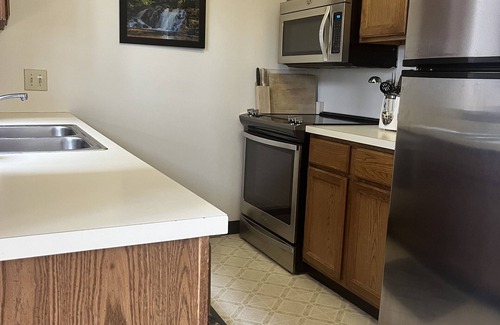 Ludlow Condo | Kettle Brook 2 BR & 2 BA ski in/out condo on Okemo Mountain