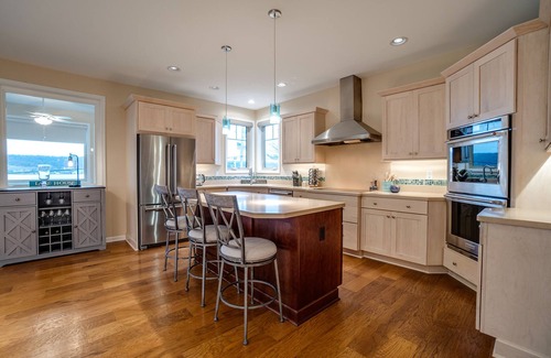 Town of Milo House | Keuka Sunset, newly built lake home on Keuka lake, with private beachfront