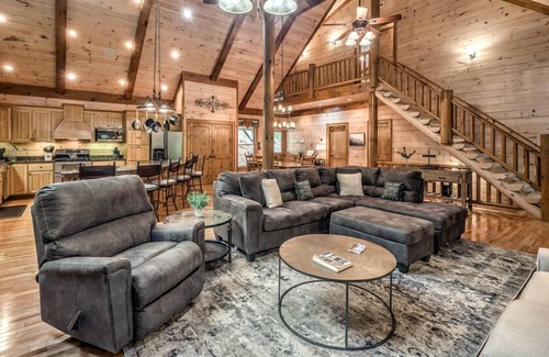 Cherry Log Cabin | Kick Aska Lodge - Pet Friendly | Hot Tub | Family Friendly | Game Room
