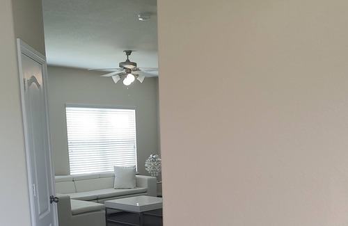 Santa Fe House | Kick back and relax in this calm, stylish space with a resort style feel.