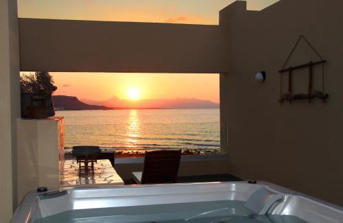 Gournai Villa | Kimona Villa Seafront Swimming Pool Jacuzzi 6 Bedrooms 21 PAX Kouvohori Villas Crete