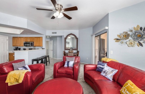 Maryvale Condo | KING Beds, Heated Community Pool! 3 miles from Cardinal Stadium!