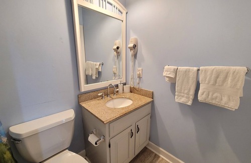 Hampton Apartment | King Sapphire Studio Suite, Kitchenette, 65" TV Private Bathroom Pets Welcome