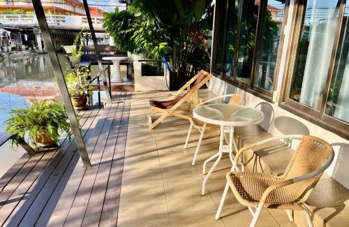 Rat Burana Ski Chalet | Kirin Riverside Homestay with AC, WiFi in Bangkok