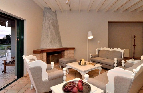 Pylos-Nestoras House | Kiskiras Estate - Private Lux Villa with Pool, Tennis court & gardens