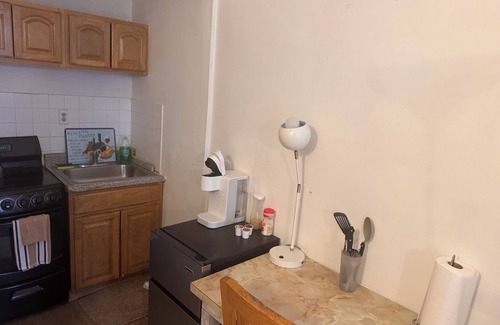 Harlem Apartment | Kitchenette in private original brownstone building