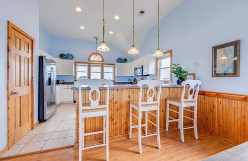Wind Over Waves House | KiteHouse - 7BR Sound Front House w/Pool, Hot tub, Private dock & Kite Launch