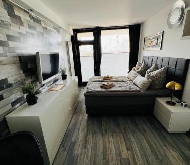 Region Hannover District Apartment | Kleine Möwe, Exklusives ein Zimmer Apartment mit Sauna im Haus