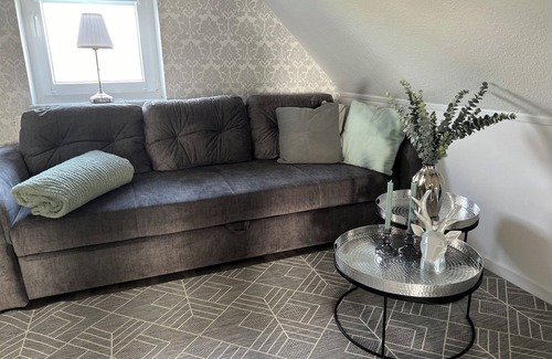 Wiesmoor Apartment | Kleine Oase mit Garten und Weitblick