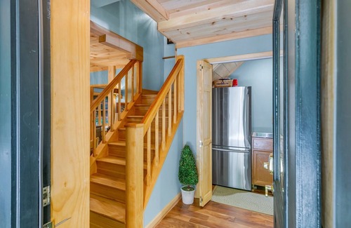 Maggie Valley Cabin | KnightFall-Luxury Cabin w/Waterfall in Backyard, Pet-Friendly, Private, Stunning