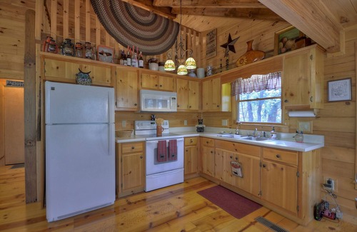 Hidden Lake Cabin | Knotty Pines - Pet-friendly, fireplace, & firepit!