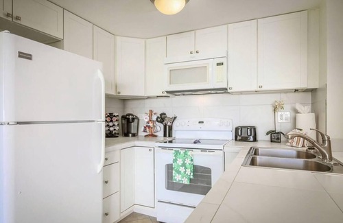 Historic Kailua Village Condo | Kona Plaza#218 2nd Floor Unit in Heart Of Kona Town: AC & Elevators!