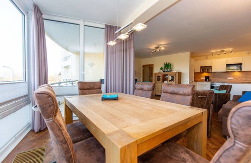 Duhnen Apartment | Kurpark Residenz App.118 - 87m² vacation apartment in Döse with swimming pool and sauna