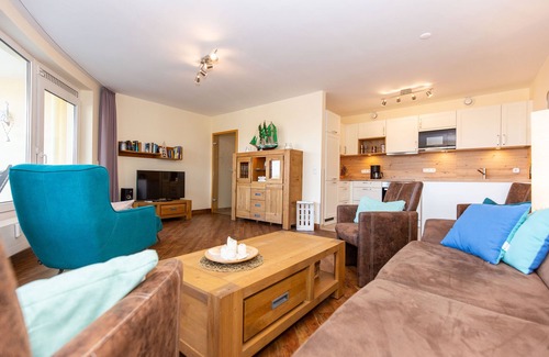 Duhnen Apartment | Kurpark Residenz App.118 - 87m² vacation apartment in Döse with swimming pool and sauna