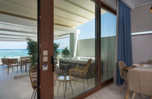 Kolymbari Apartment | Kyma beach accommodation Delfini apartment with spa jaccuzzi 6 guests