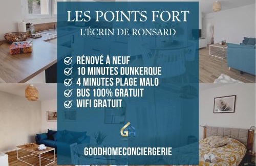 Rosendael Apartment | *L'écrin de Ronsard*Plage & Centre-Ville