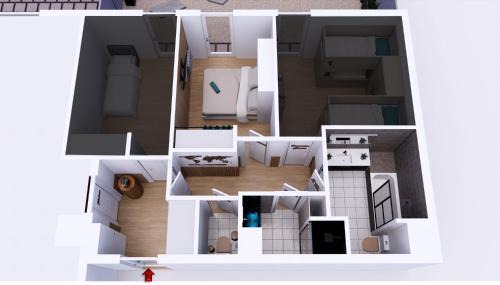 Athis-Mons Bed & Breakfast | L'Escale-Chambre-Orly-T7-RER C&D
