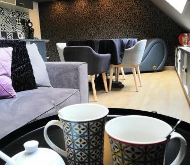 Niederbronn-les-Bains Apartment | L'Escale Glamour et Chic - Climatisation, Netflix, WIFI, Petit déjeuner français