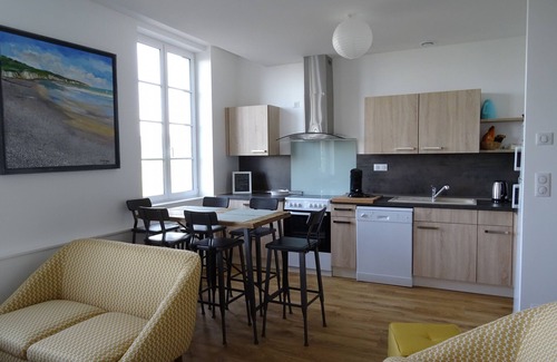 Hautot-sur-Mer Apartment | L'Horizon, duplex with terrace, sea vue