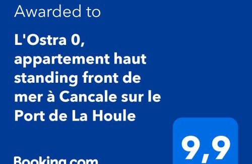 Cancale Apartment | L'Ostra 0, appartement haut standing front de mer à Cancale sur le Port de La Houle