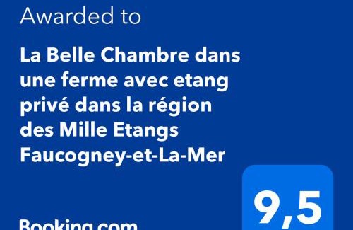 Faucogney-et-la-Mer Bed & Breakfast | "La Belle Chambre" dans une ferme avec etang privé dans la région des Mille Etangs Faucogney-et-La-Mer