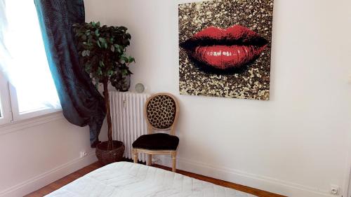 Chatou Bed & Breakfast | La chambre de Lou