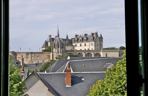 Amboise Apartment | La Citadine : Historic Amboise, Heart of Old Town, Royal Views of Chateau, A/C