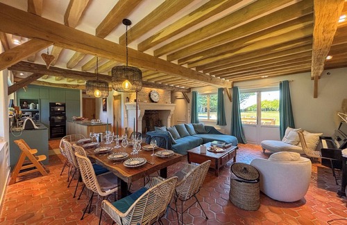 Manneville-la-Raoult House | La Douce Normande - 10km from Honfleur - 11 People - Swimming pool