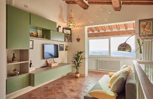 Montepulciano House | La finestra - centro storico Montepulciano, casa panoramica.