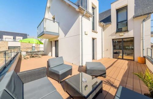 Rotheneuf-Le Pont Apartment | La Marinière - Terrasse et parking, proche plage