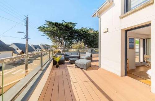 Rotheneuf-Le Pont Apartment | La Marinière - Terrasse et parking, proche plage