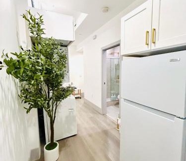 Van Nuys Apartment | LA Modern Street View Glass Window 2BR