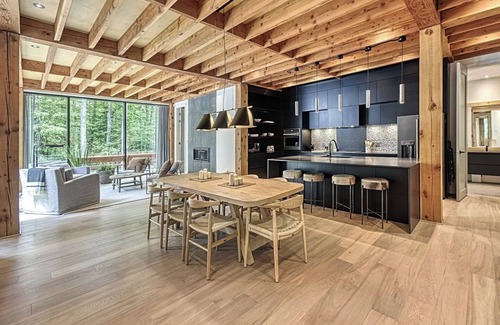 Mont-Tremblant House | La Rose des Vents - Luxury Custom Home w/Hot Tub