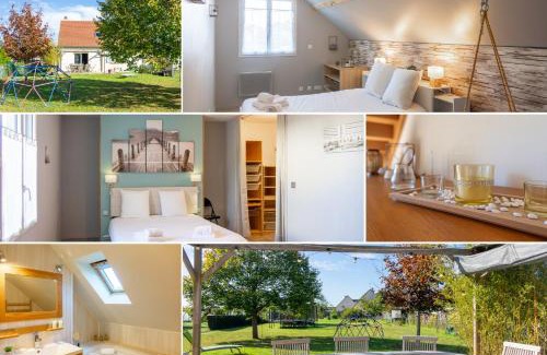 Sandillon Villa | La Sandillonnaise - Maison 5 chambres à seulement 15 minutes d'Orléans et 20 mn de la Ferté St Aubin et de Châteauneuf sur Loire